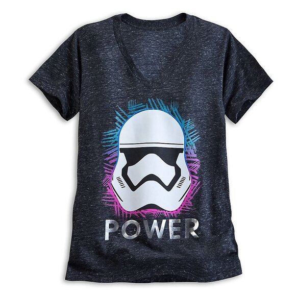 Disney Store Authentic Grey Star Wars Stormtrooper Short Sleeve T Shirt S - Picture 1 of 14